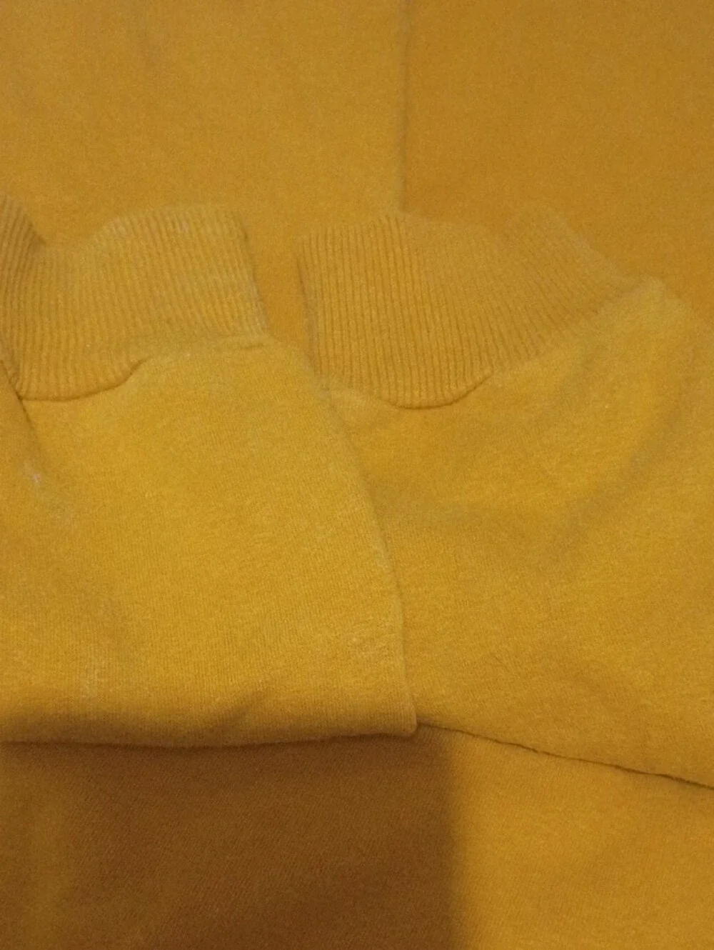 Nike Kids Mustard Yellow Sweatshirt with Black Logo